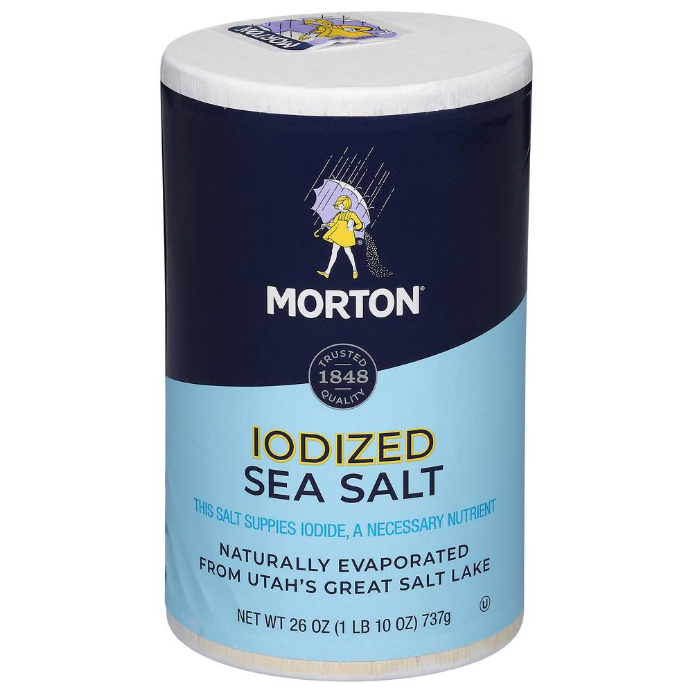 Morton All Purpose Iodized Sea Salt (26 oz)