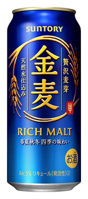 66532：サントリー 金麦 500ML缶 / Suntory Kinmugi