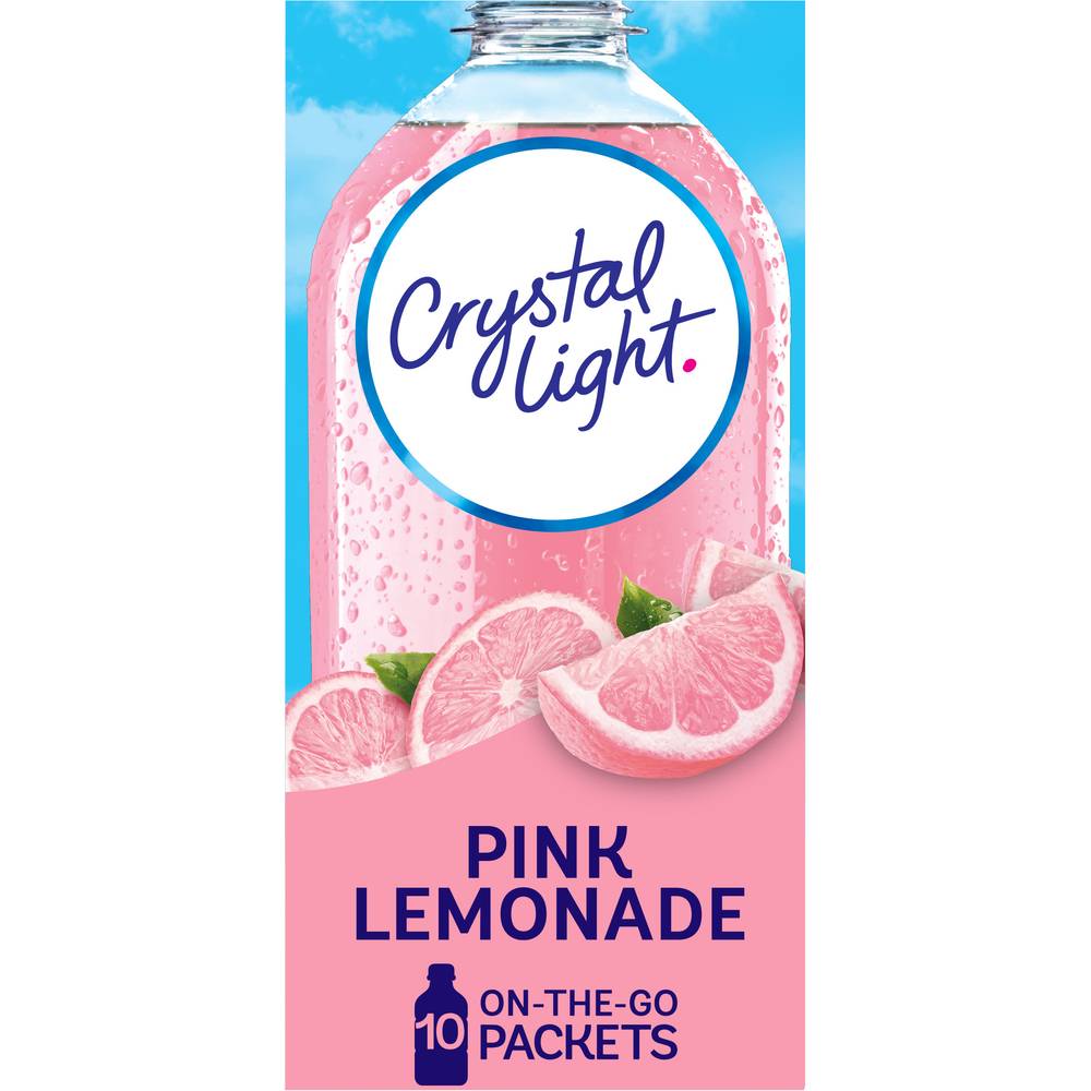 Crystal Light Pink Lemonade Drink Mix (10 ct, 0.13 oz)