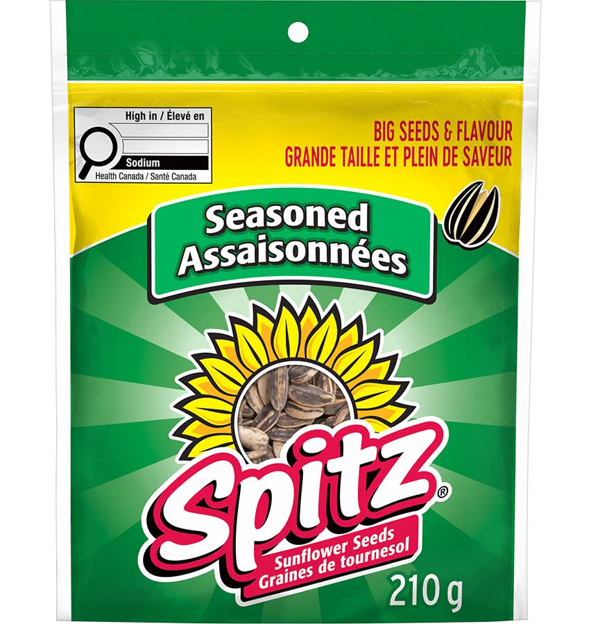 Spitz Seasoned Sunflower Seeds (210 g)