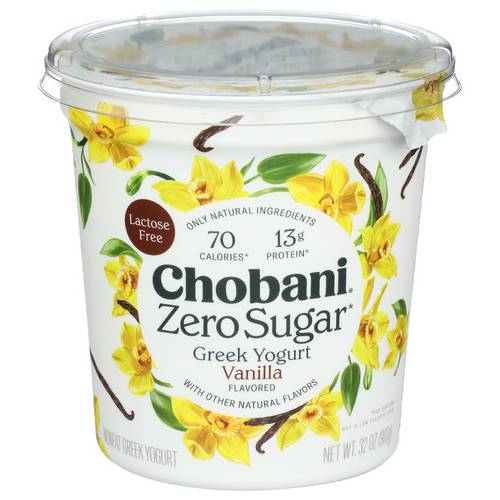 Chobani Vanilla Zero Sugar Greek Yogurt