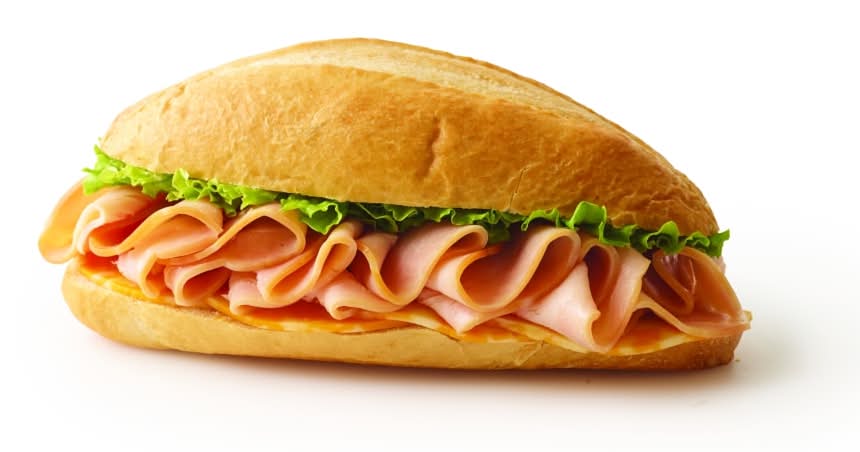 Grab & Go Honey Smoked Turkey with Colby Jack Sandwich