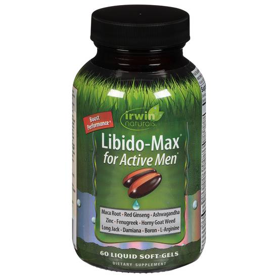 Irwin Naturals Libido-Max For Active Me Liquid Soft-Gels (60 ct )