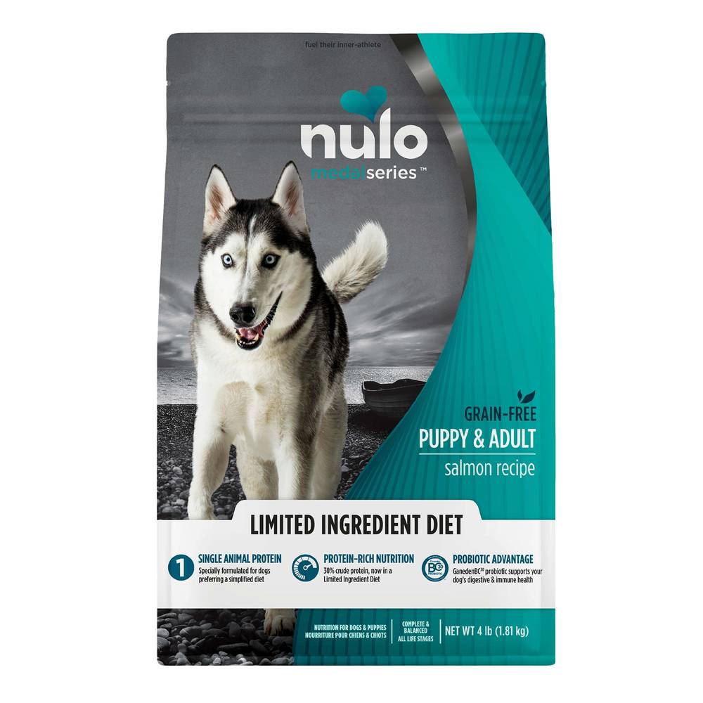 Nulo MedalSeries All Life Stages Dry Dog Food - Salmon (Flavor: Salmon, Size: 4 Lb)