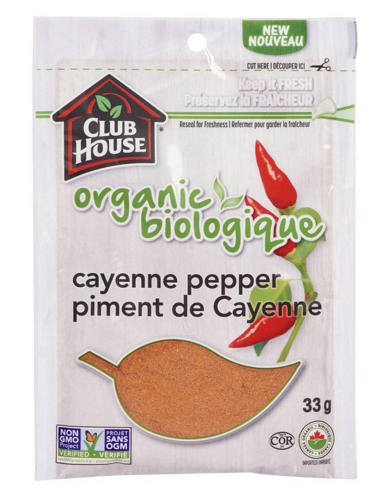 Club House Organic Cayenne Pepper (33 g)