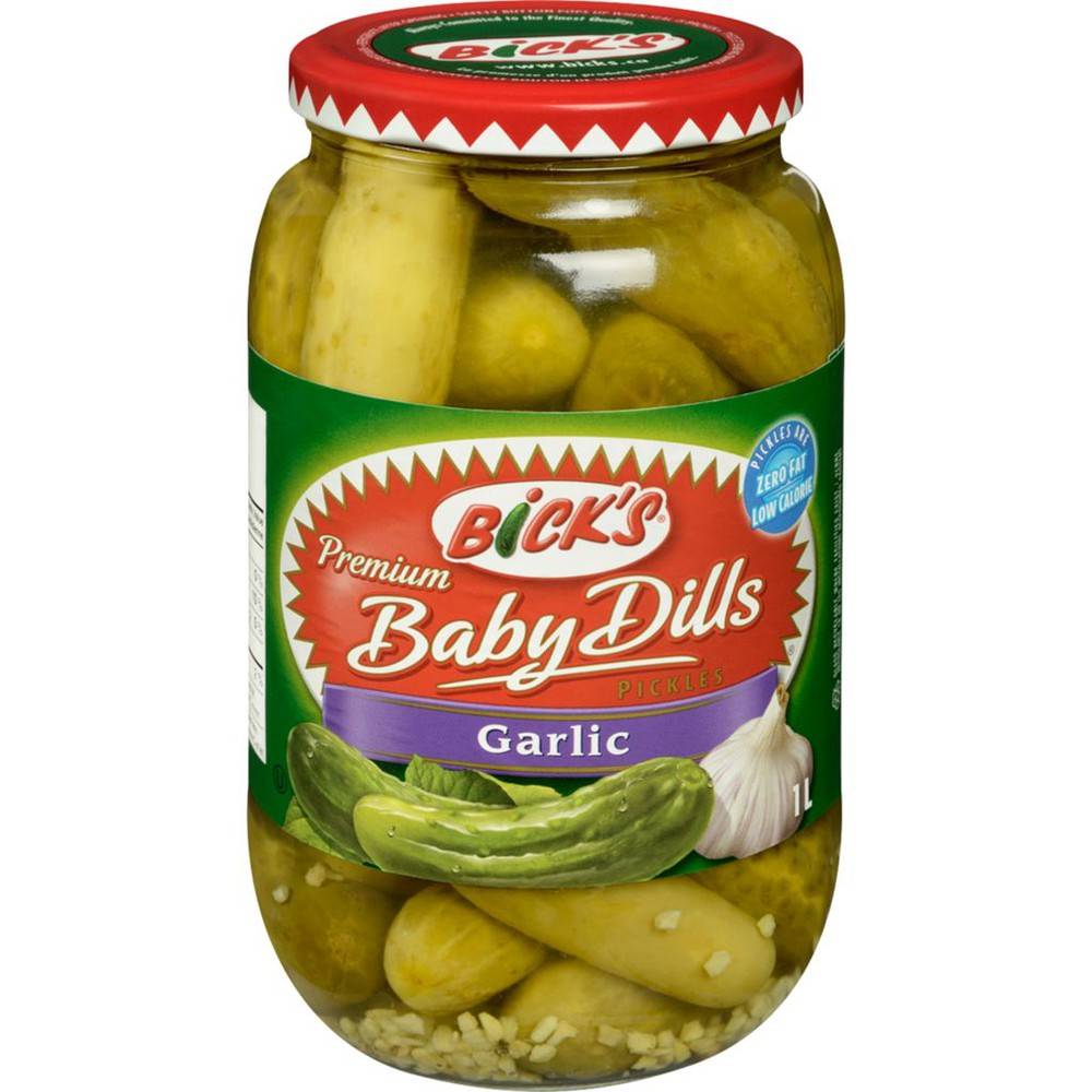 Bick's Garlic Baby Dills Pickles (1 kg)