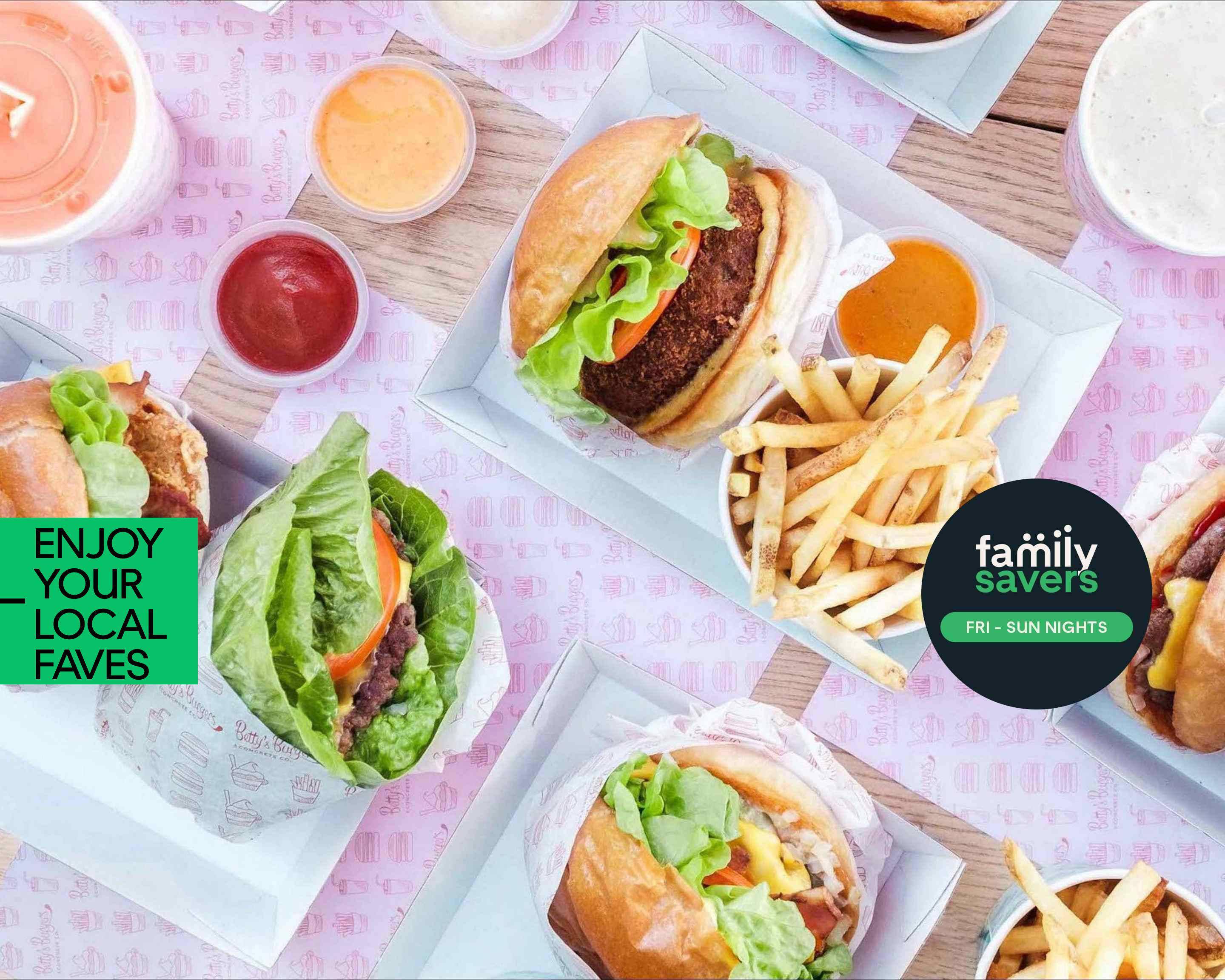 Betty's Burgers (Hyde Park) Menu Takeaway in Adelaide Delivery Menu & Prices Uber Eats