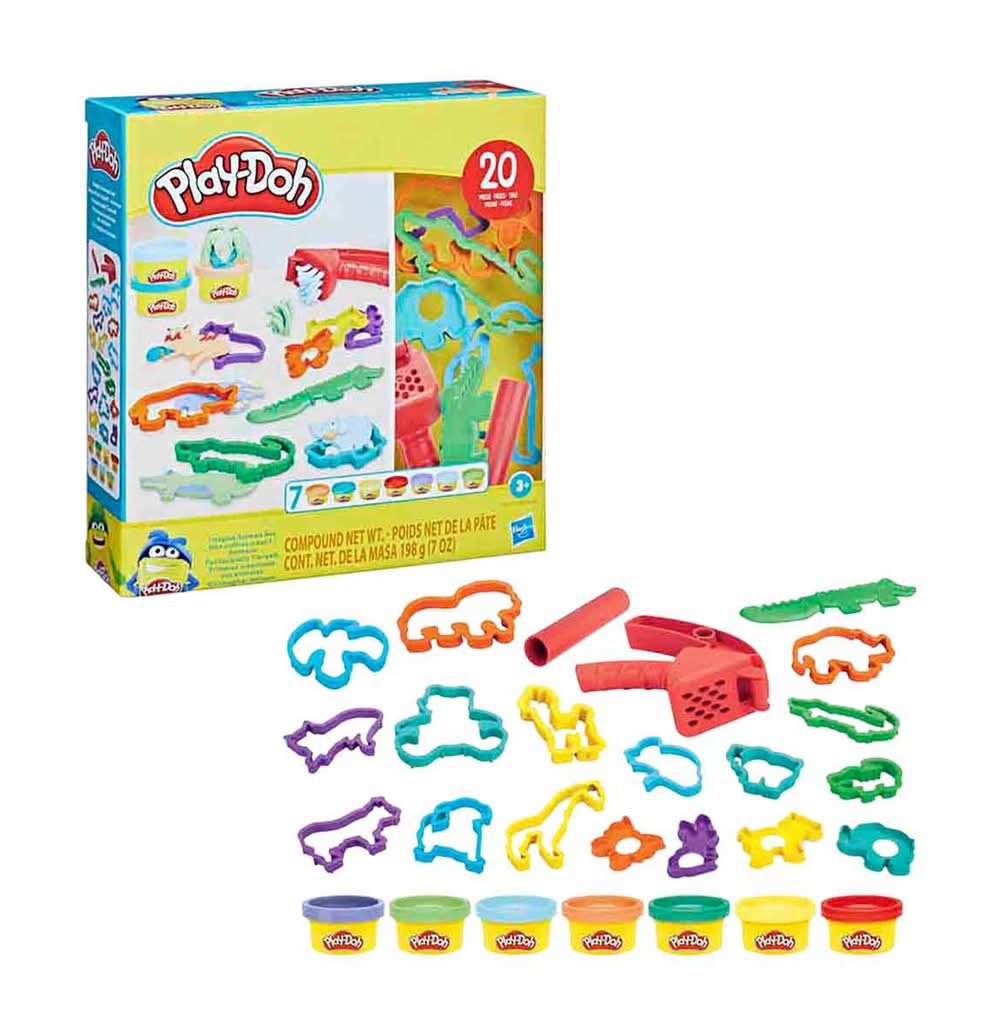 Play-Doh Creative Creations Imagine Animals Playset Ages 3+, Assorted (20 ct)