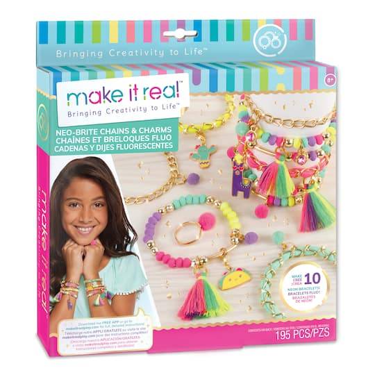 Make It Real Neo-Brite Chains & Charms Kit