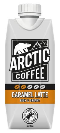Arctic Coffee Caramel Latte, Rich & Creamy Milk Drink (330ml)
