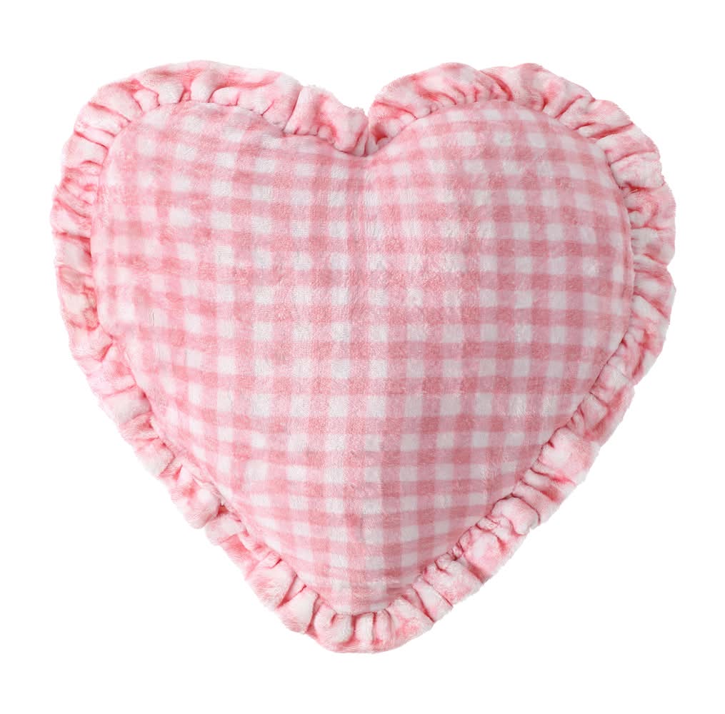 Room 2 Room™ Heart Pillow Pink Gingham