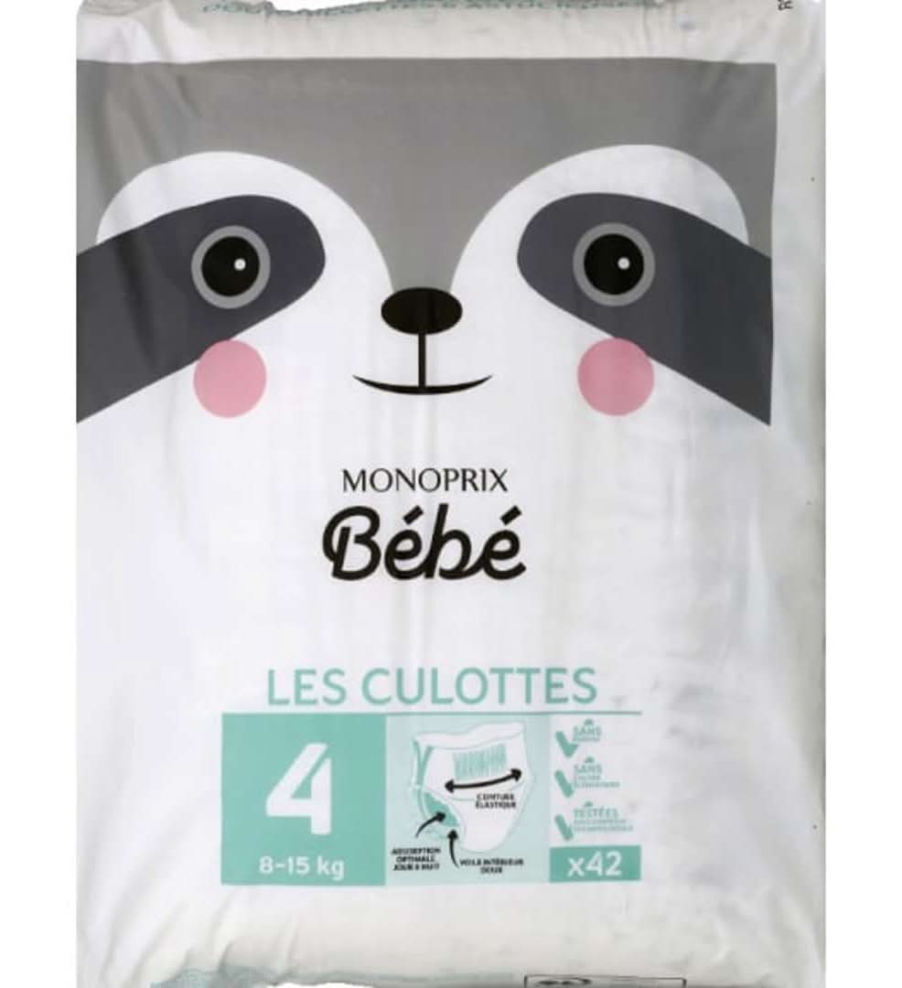 Monoprix Bébé - Les culottes, Taille 4 (42)