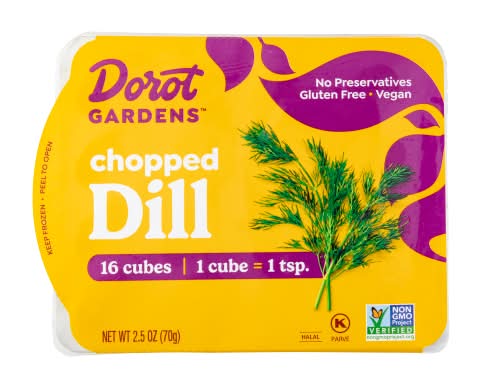 Dorot Gardens Frozen Chopped Dill Blend in Cubes (2.5 oz)