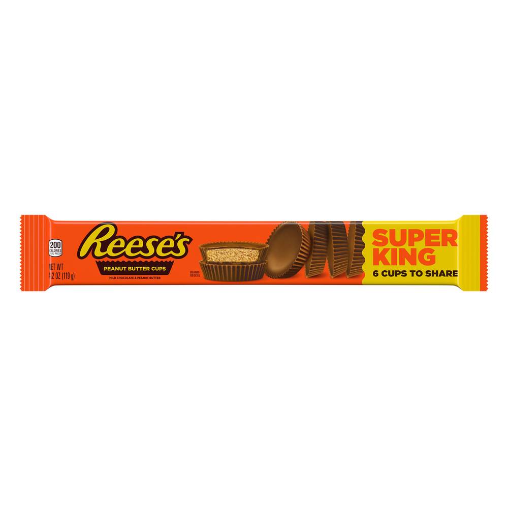 Reese's Milk Chocolate Super King Peanut Butter Cups (6 x 2.8 oz)