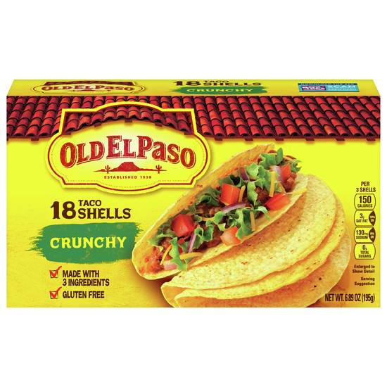 Old El Paso Gluten Free Crunchy Taco Shells (18 ct)