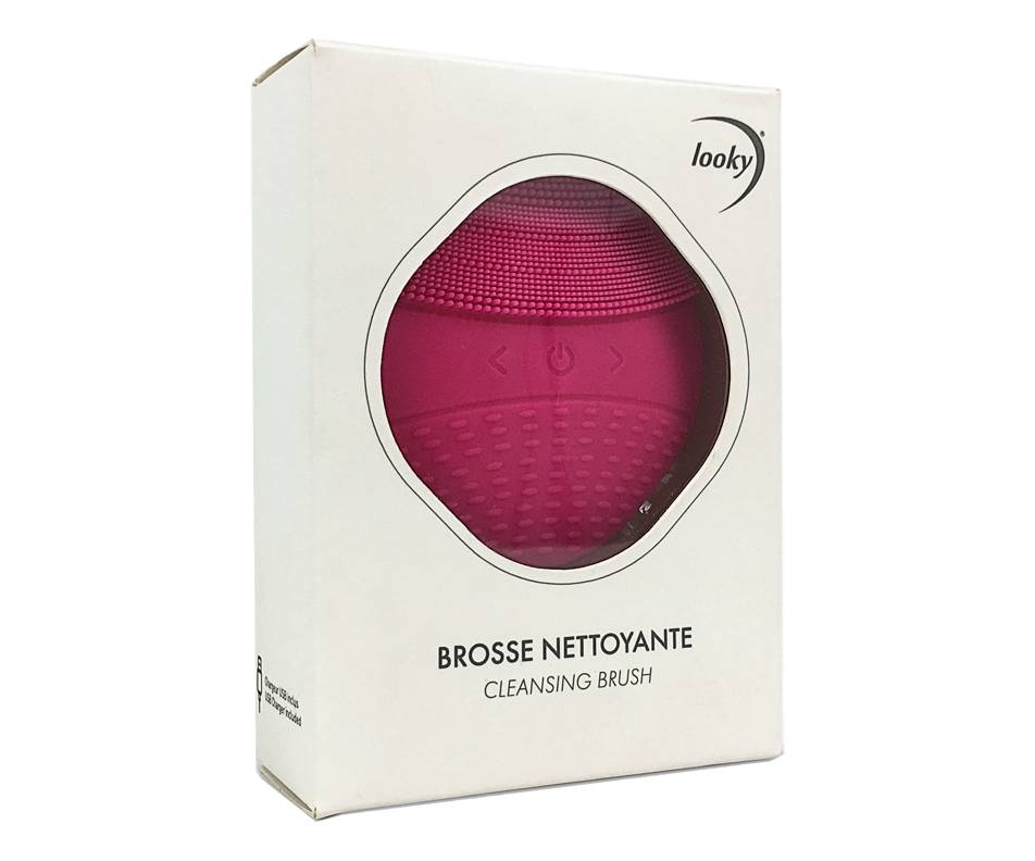 Elle r cosmetics looky brosse nettoyante (1 unité, rose) - looky cleansing brush (1 unit, pink)