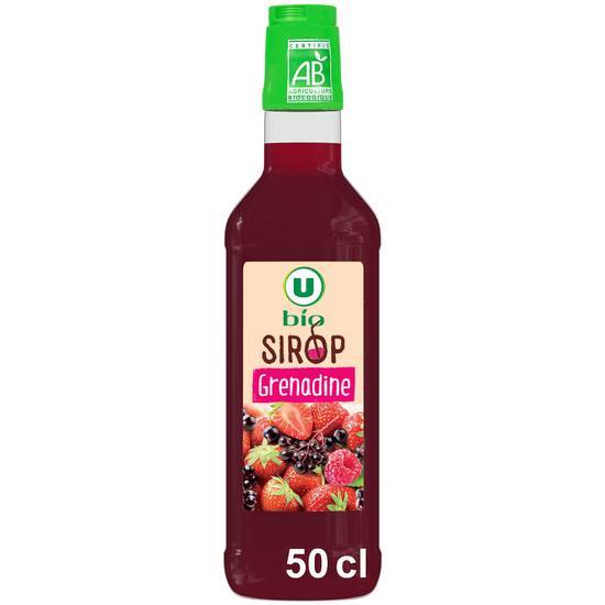 Les Produits U - Bio sirop (500 ml) (grenadine)