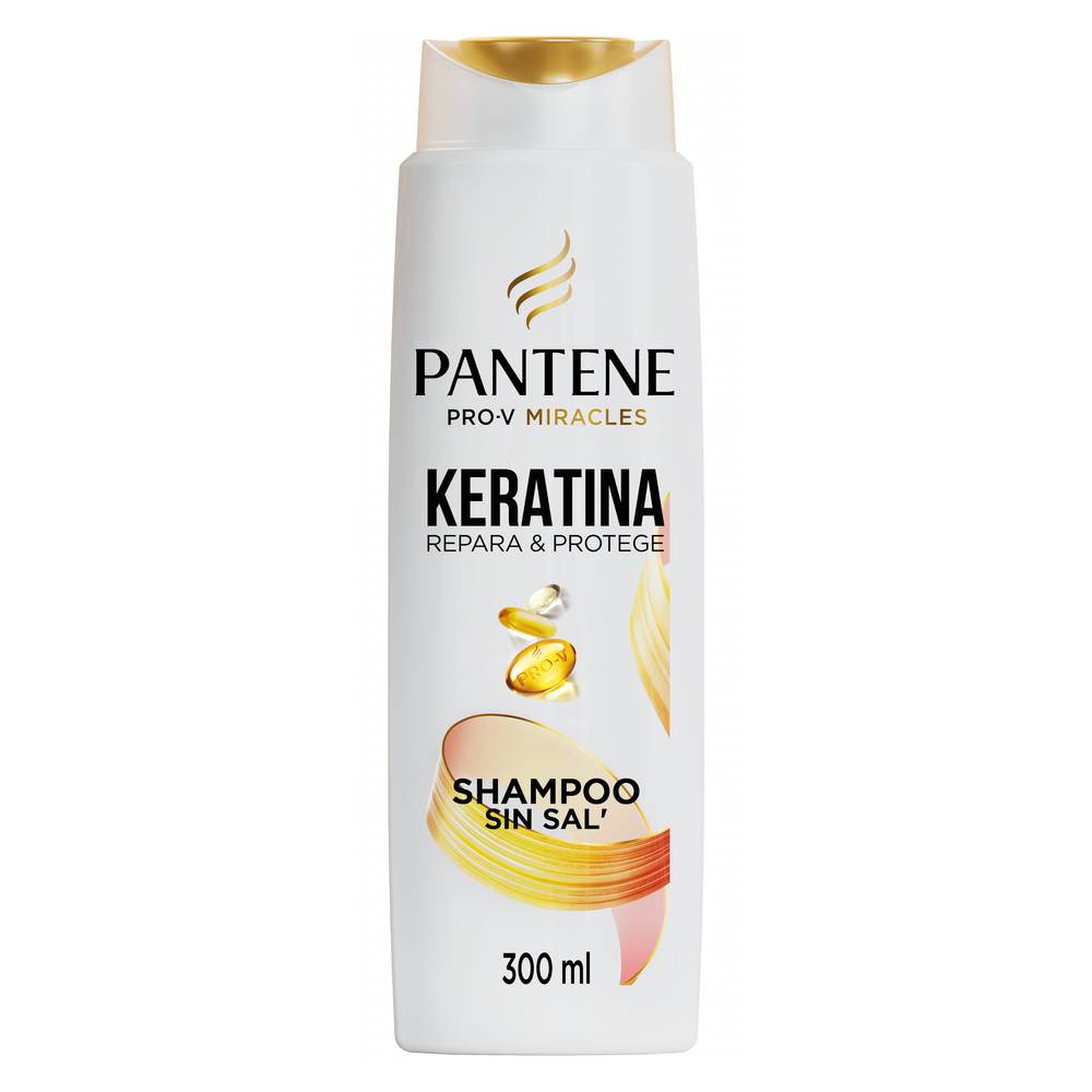 Pantene shampoo pro-v miracles keratina repara & protege sin sal