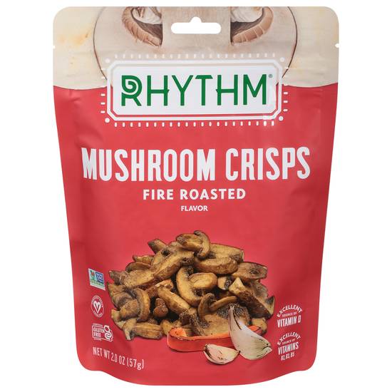 Rhythm Mushroom Crisps (fire roasted )