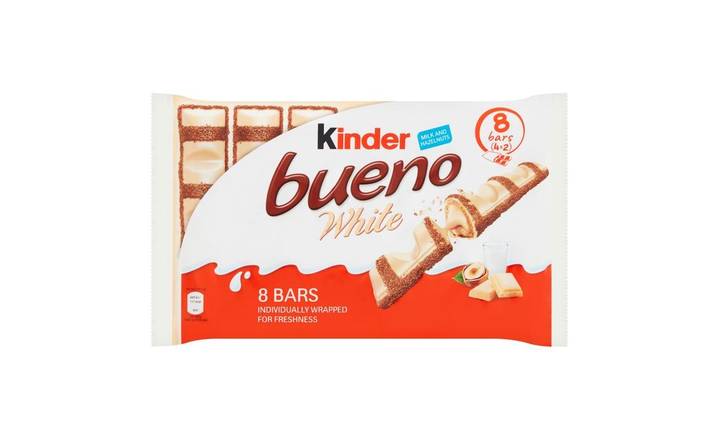 Kinder Bueno White Milk and Hazelnuts Bars 4 pack (399285)