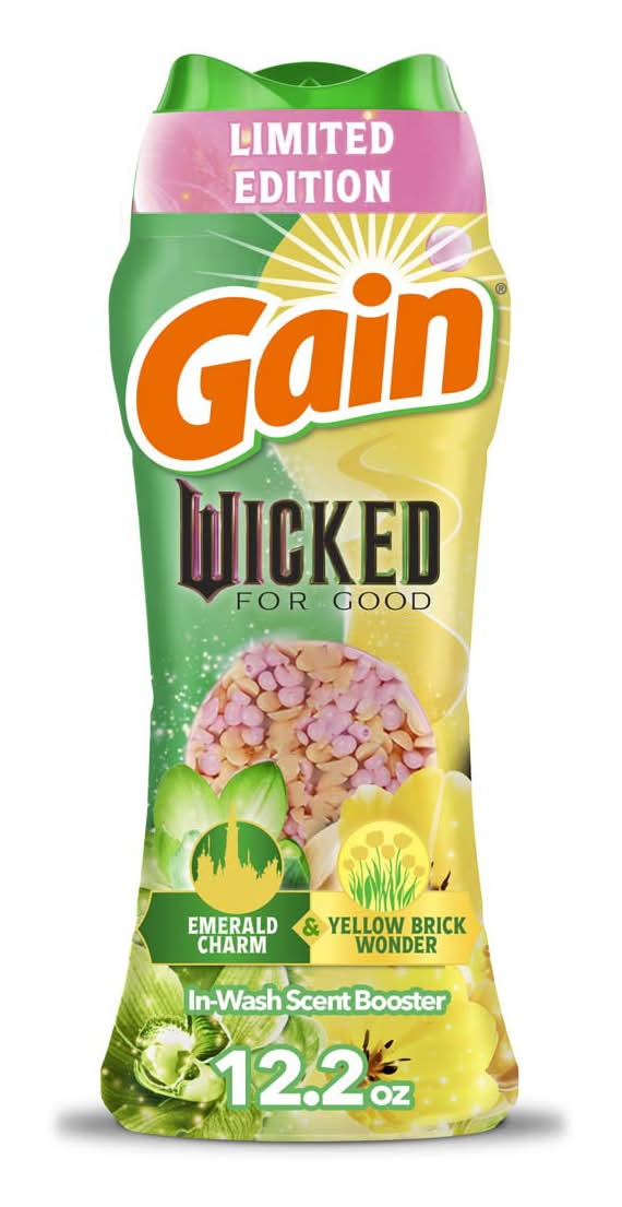Gain Wicked Laundry Scent Booster Beads, Emerald Charm & Yellow Brick Wonder (12.2 oz)