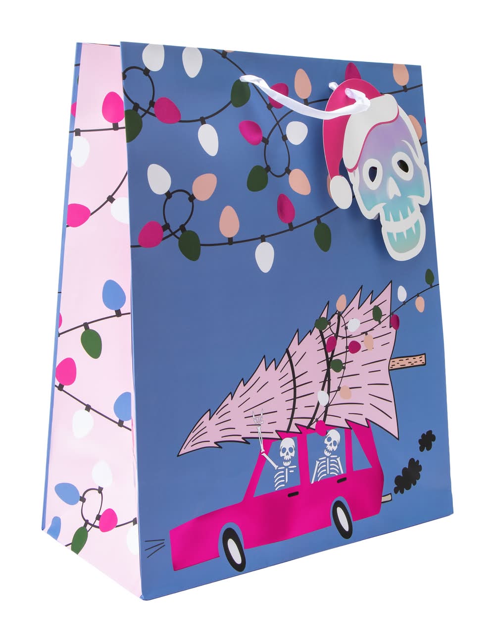 Merry Christmas Gift Bags Blue