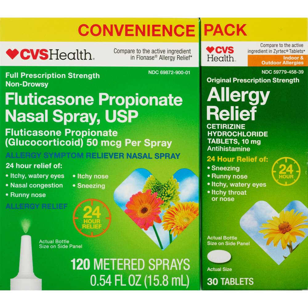 CVS Health Nasal Spray and Allergy Relief Cetirizine (0.54 fl oz)