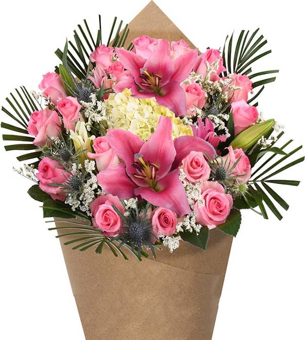 Bloom Haus™ 18 Plus Rose Bouquet - Pink