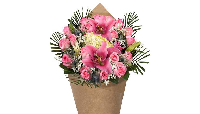 Bloom Haus™ 18 Plus Rose Bouquet - Pink