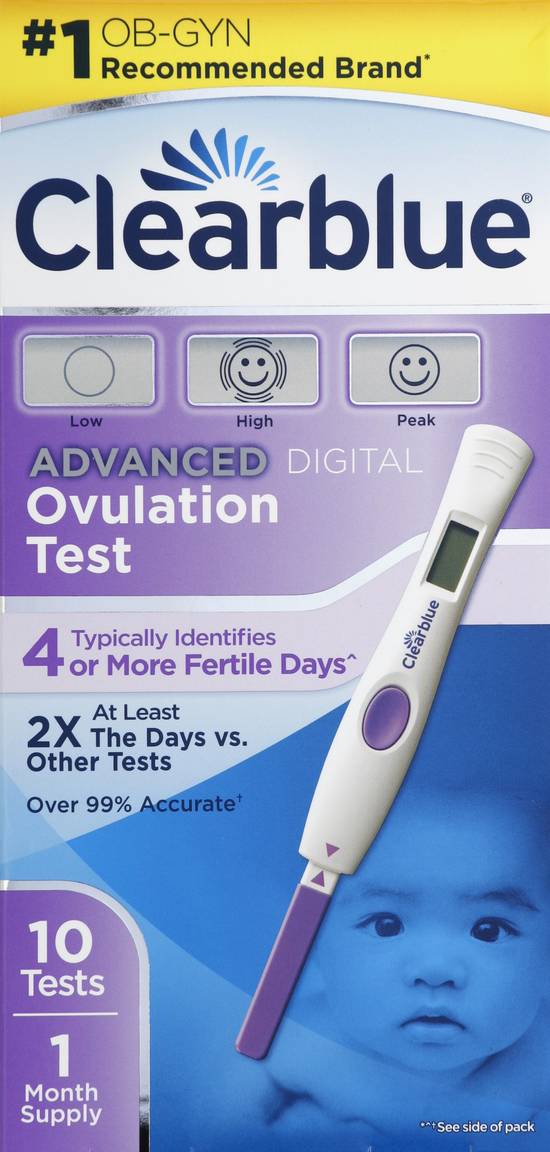 Clearblue Digital Advanced Ovulation Test (10 ct)