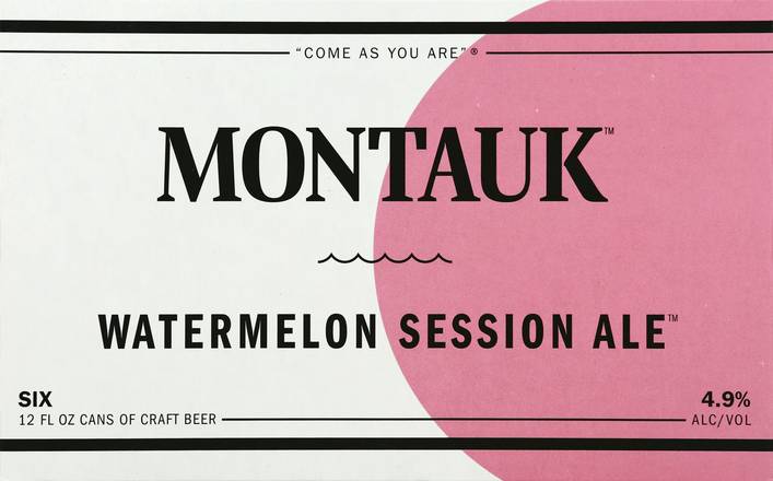 Montauk Watermelon Session Ale Craft Beer (6 ct, 12 fl oz)