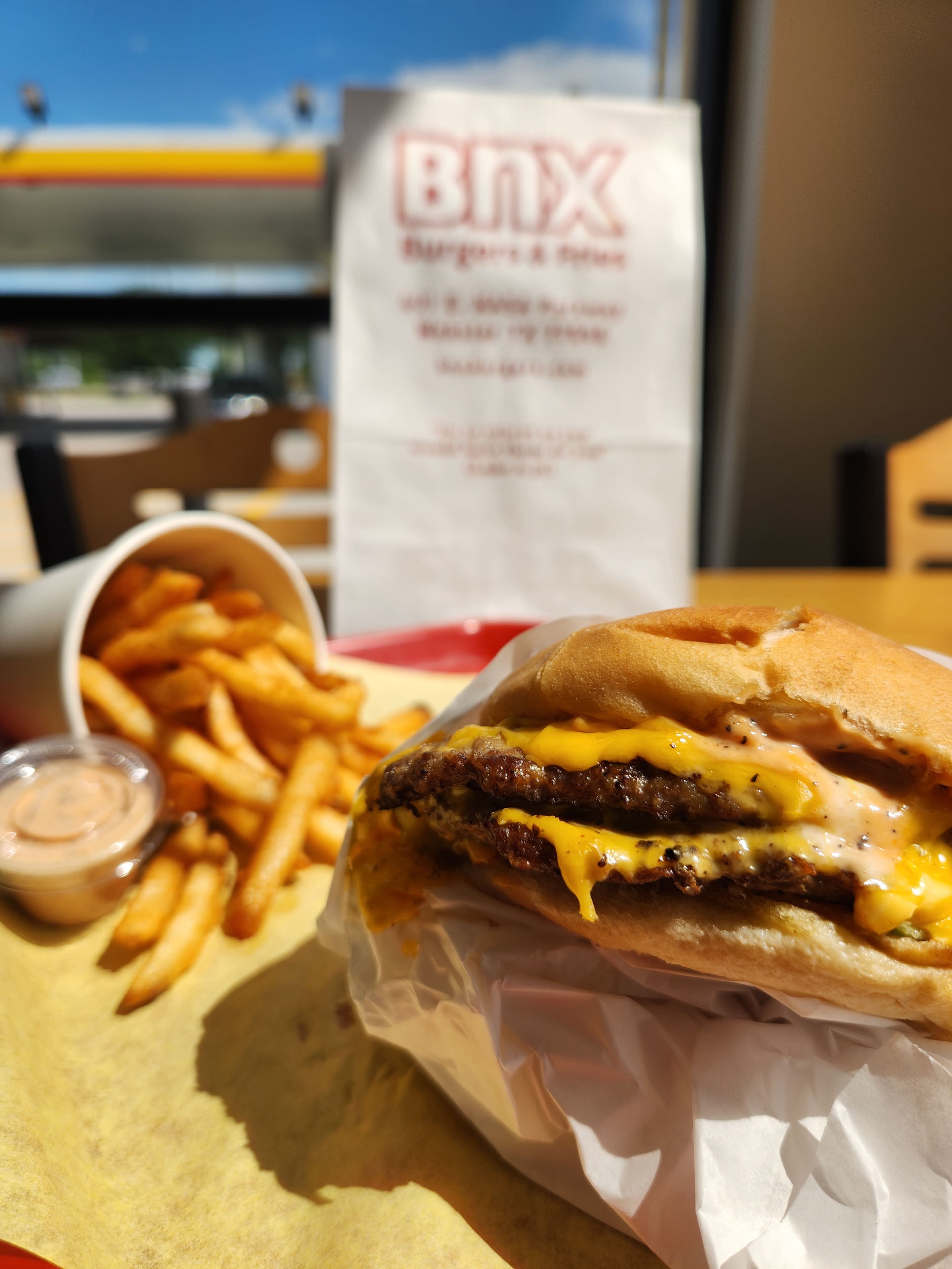 Order BnX Burgers & Fries Menu Delivery【Menu & Prices】| Webster | Uber Eats