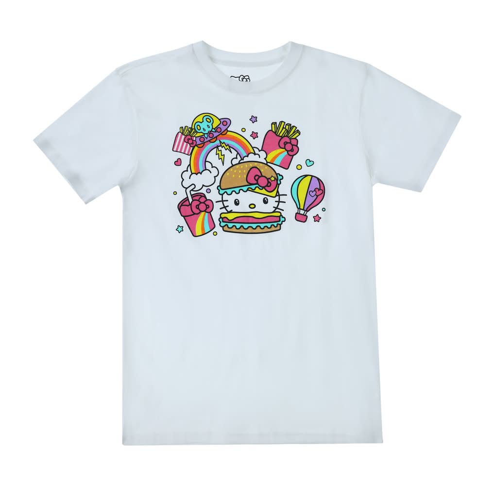 Hello Kitty® Space Foodie Graphic Tee Large White