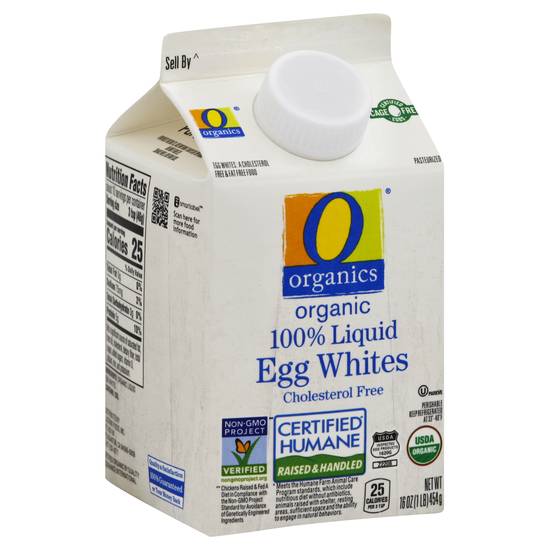 O Organics Cholesterol Free 100% Liquid Egg Whites (16 oz)