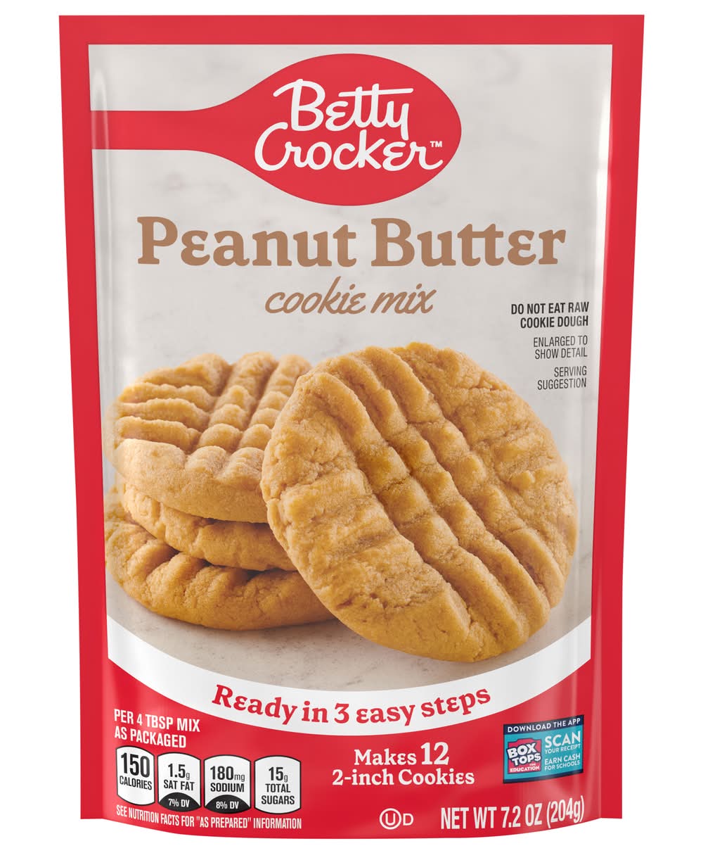 Betty Crocker Snack Size Peanut Butter Cookie (7.2 oz)