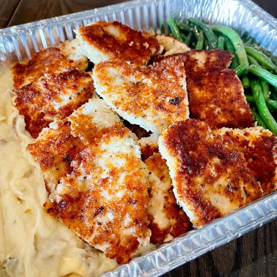 MUSTARD-CRUSTED CHICKEN