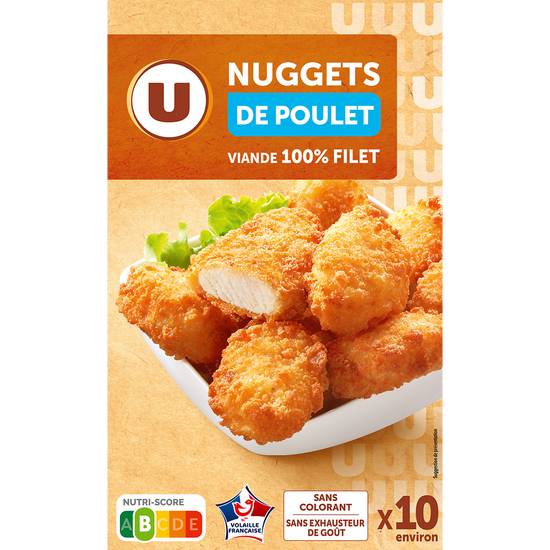 Nuggets de filet de poulet x10 U 200 gr
