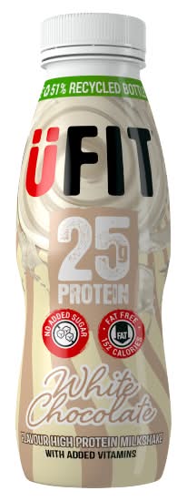 UFIT White Chocolate Flavour High Protein Milkshake (330ml)