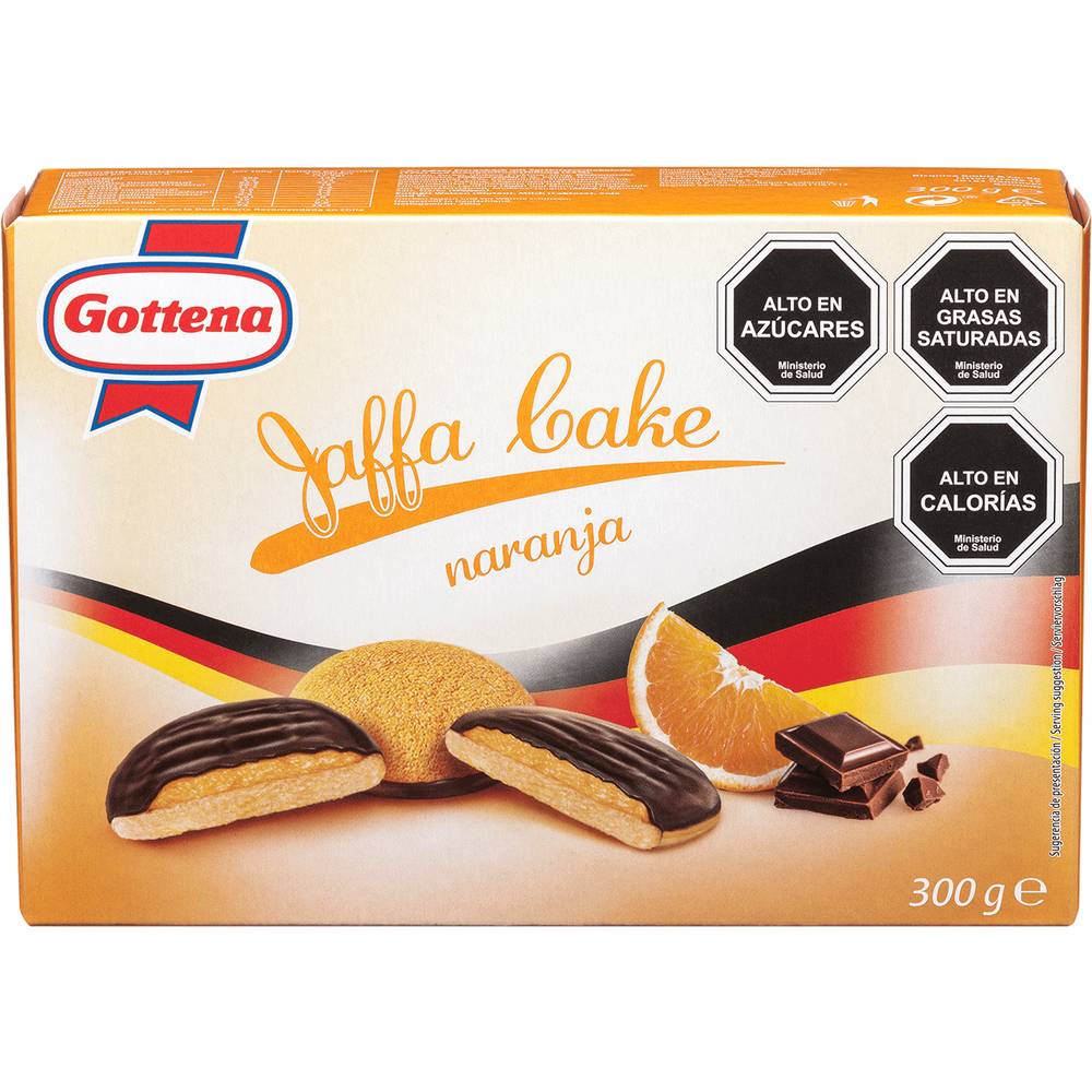 Gottena jaffa cake galletas naranja (caja 300 g)