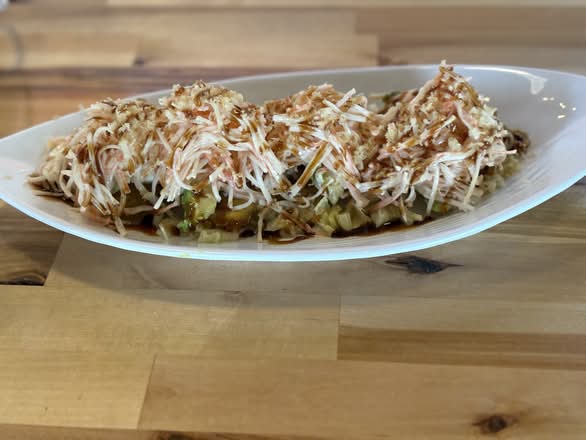 Tostones w. Spicy kani