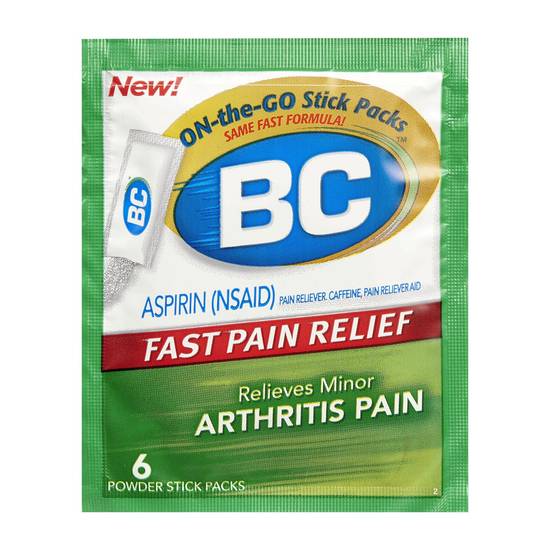 BC Arthritis Powder 6ct