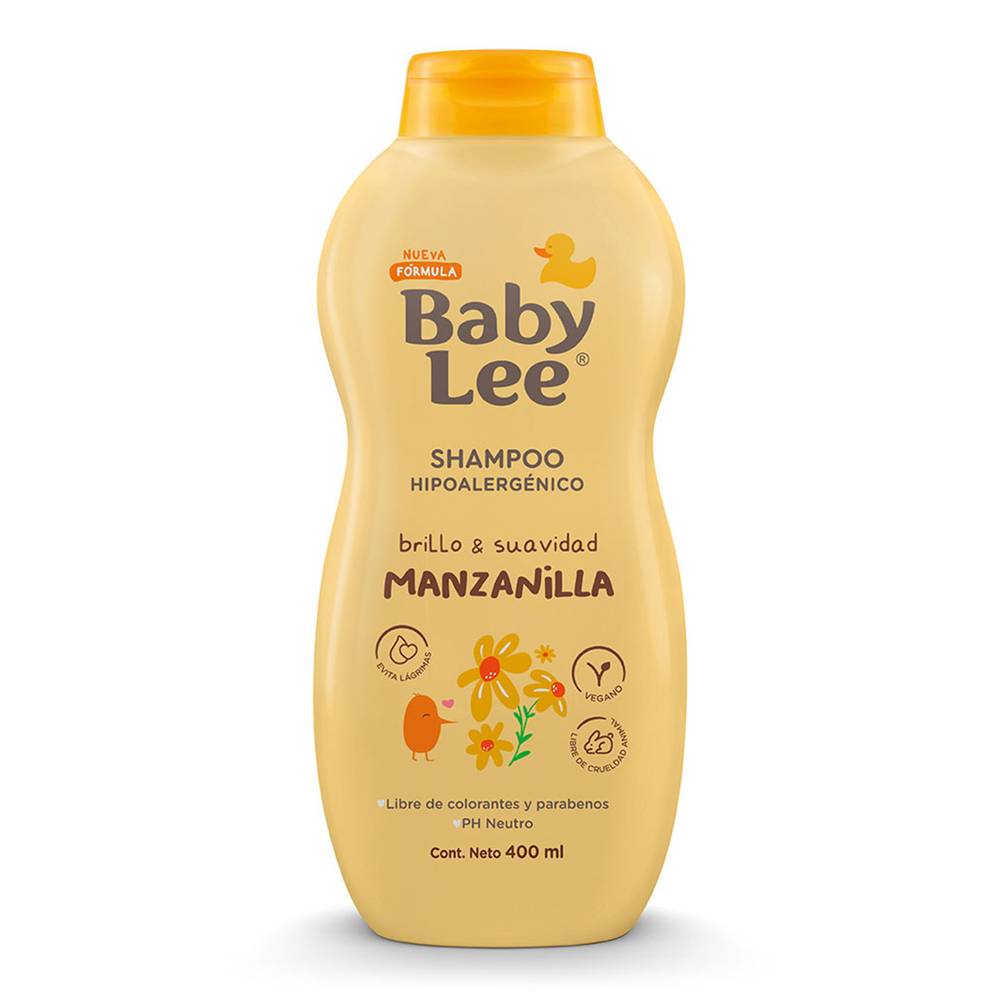 Baby lee shampoo dermatológico para bebé manzanilla (400 ml)