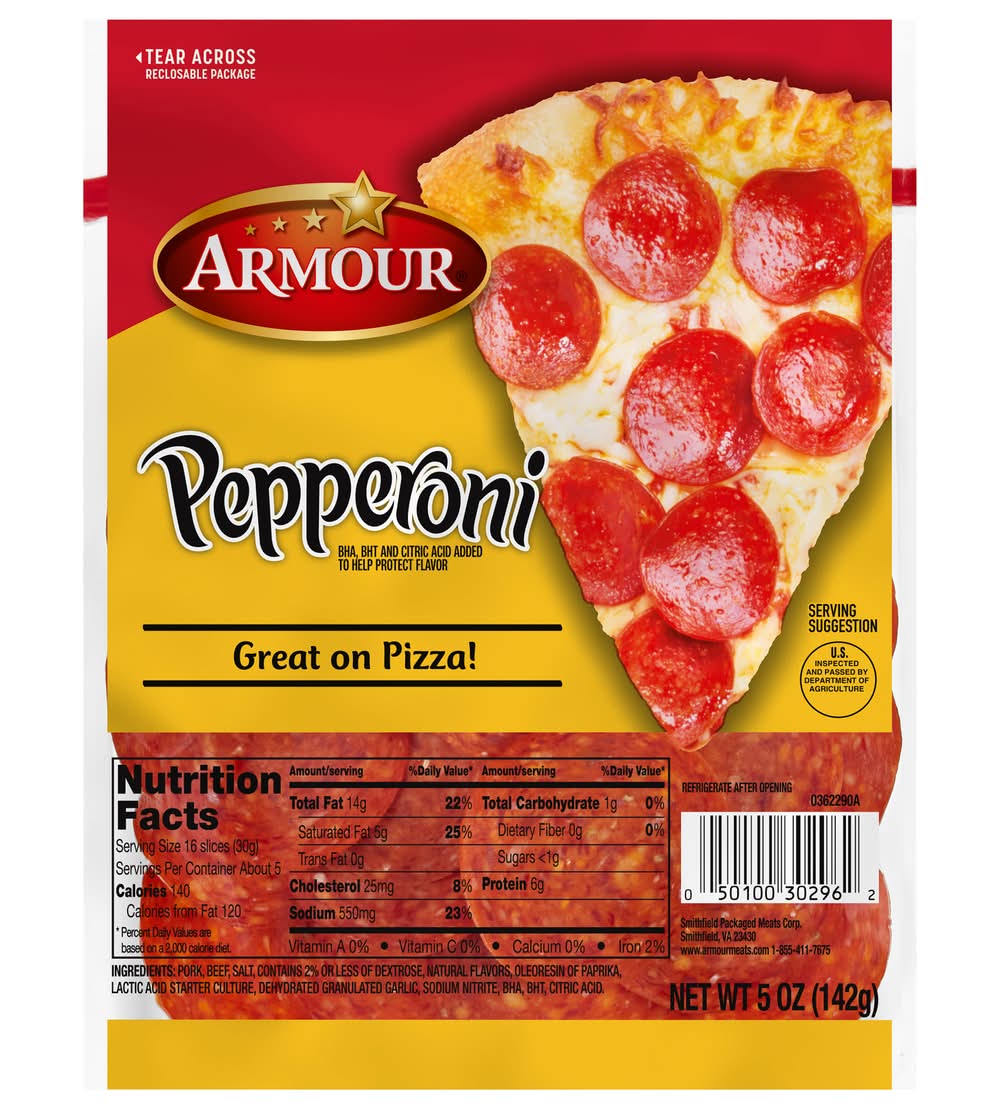 Armour Pepperoni Slices (5 oz)