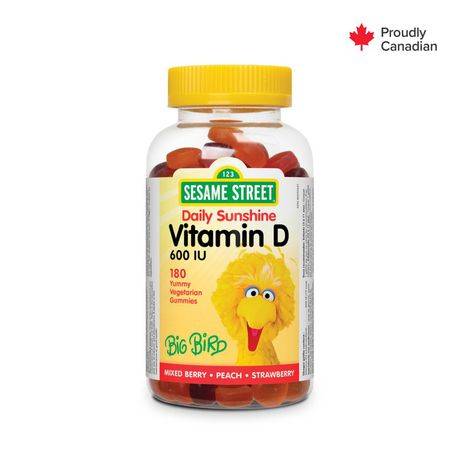Sesame Street Vitamin D Mixed Berry Gummies 600 Iu (540 g)