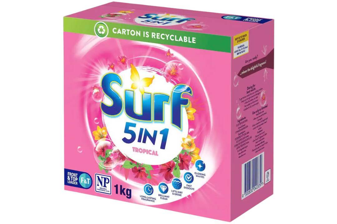 Surf Front & Top Loader Laundry Powder Tropical 1kg