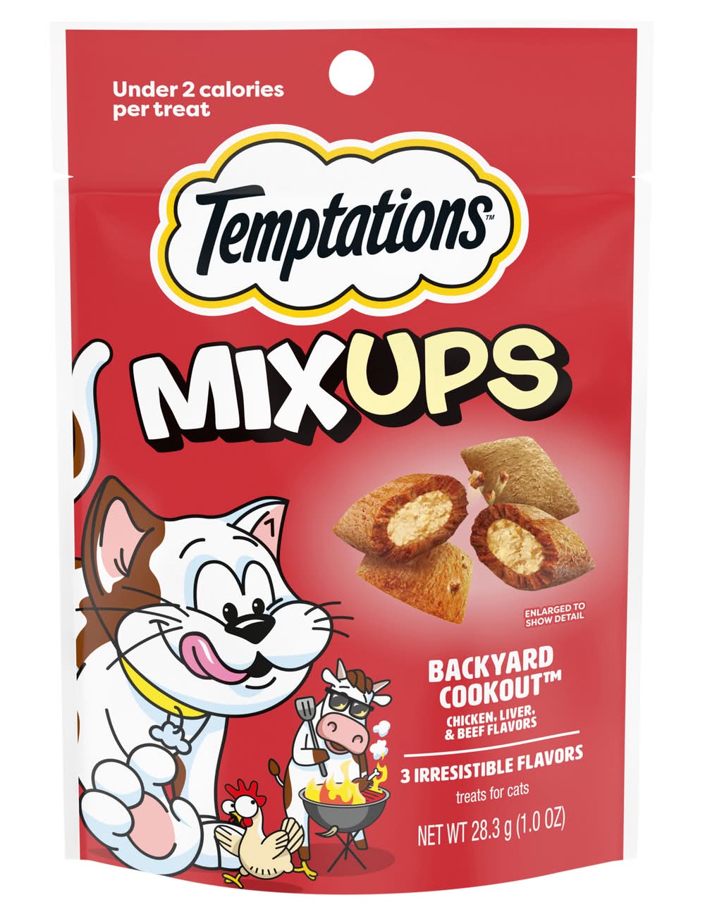 Temptations Mix Ups Backyard Cookout Treats For Cats, Assorted (1 oz)