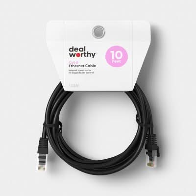 Dealworthy Cat 6 Ethernet Cable, 10 ft