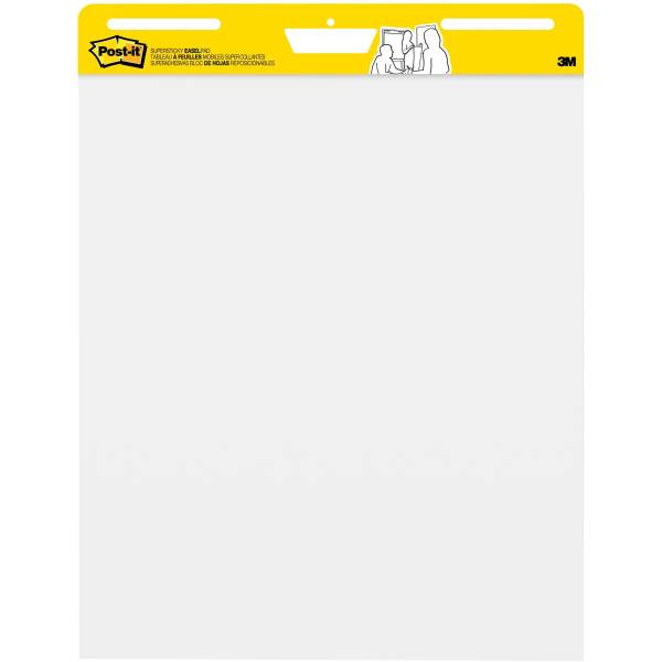 Post-It Super Sticky White Easel Pad (30 ct)