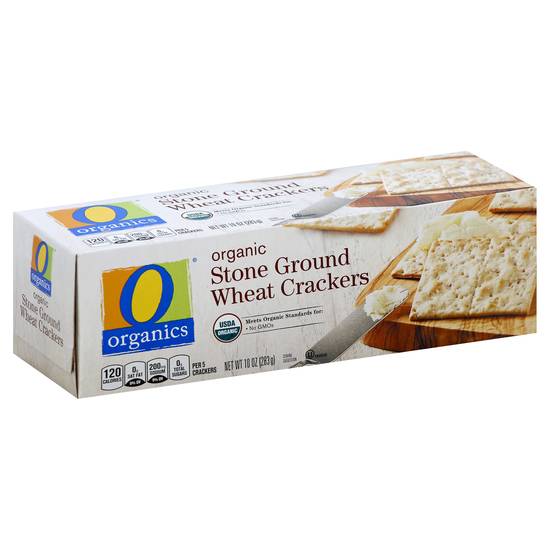 O Organics Organic Stone Ground Wheat Crackers (10 oz)