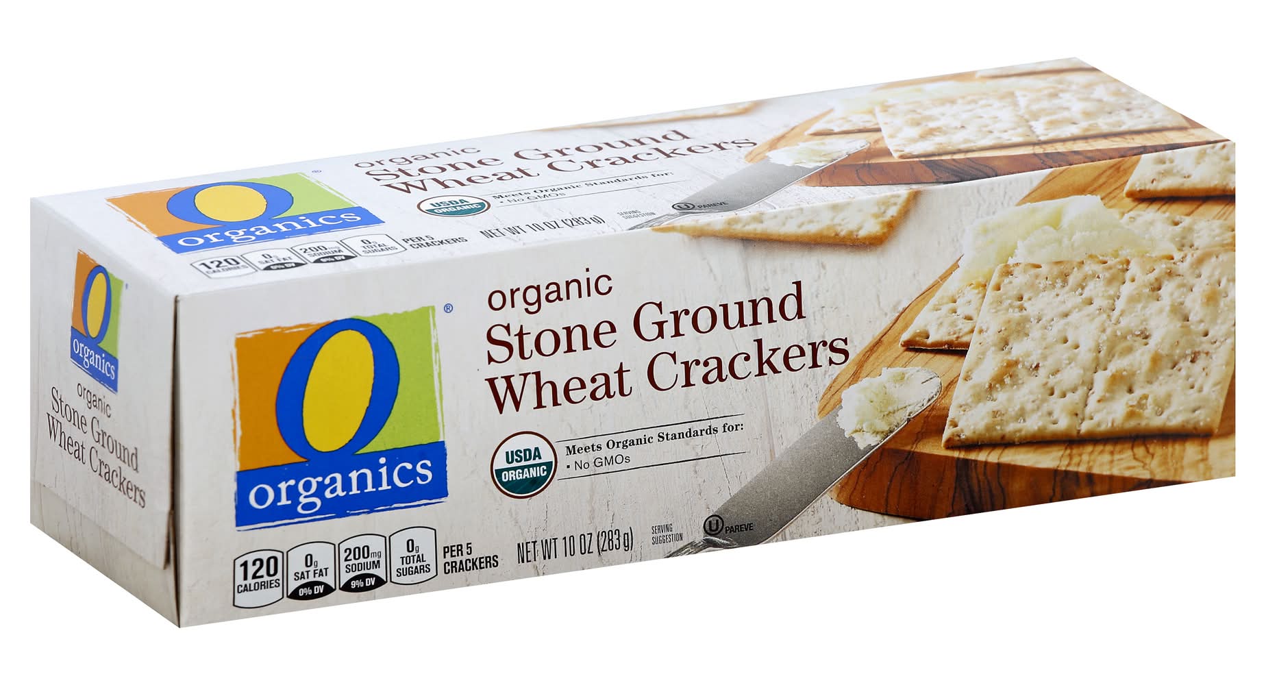 O Organics Organic Stone Ground Wheat Crackers (10 oz)